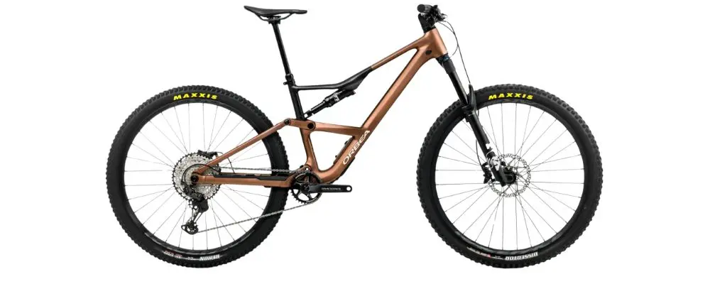 VTT Orbea OCCAM SL H10 2026 – tout-suspendu trail léger 140 mm avec montage Fox et Shimano XT